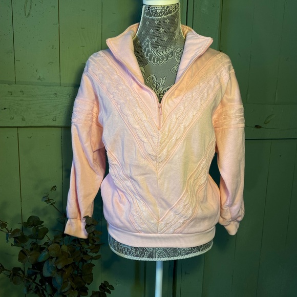 Vintage Light Pink Quarter Zip - Picture 1 of 7